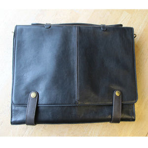 15" Laptop Leather Briefcase - Eaton by Hidesign